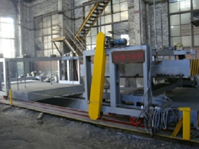 物料進入退火爐