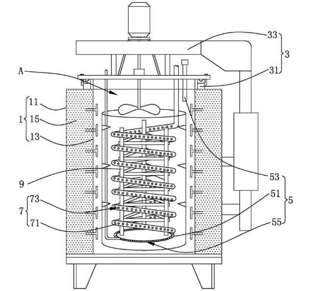 井式氮化爐結(jié)構(gòu)圖